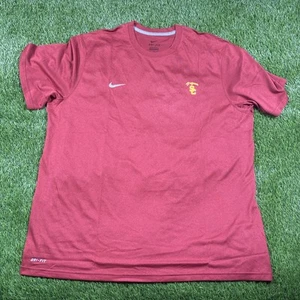 USC Trojaner Nike Dri Fit Shirt Herren 2xl Rot Ncaa - Bild 1 von 17