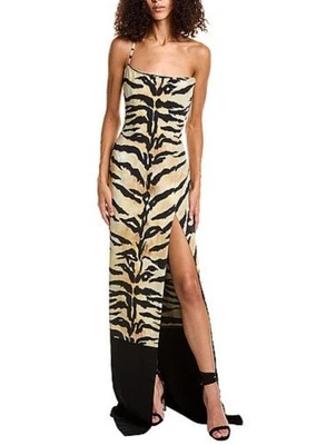 Maxi Vestido Para Mujer Roberto Cavalli Halter Seda Talla 38 IT Foto 1 de 4