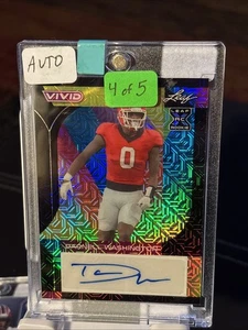 2023 Leaf Vivid Darnell Washington #BA-DW1 /5 - Autograph - STEELERS - Bild 1 von 2