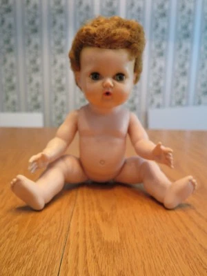 Vintage 1950's American Character Tiny Tears Doll  - 11" Tall - Image 1 of 4