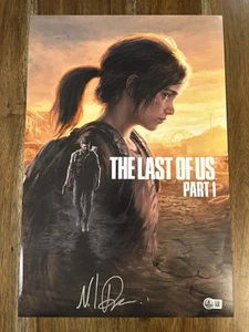 Neil Druckmann ‘The Last of Us’ Signed 12x18 Photo Video Game Creator Beckett - Picture 1 of 3