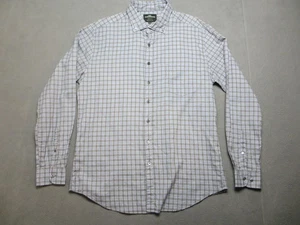 Camisa Rodd & Gunn Para Hombres XL Gris Azul Cuadros Gammons Calce Deportivo Botón Largo Sl - Imagen 1 de 10