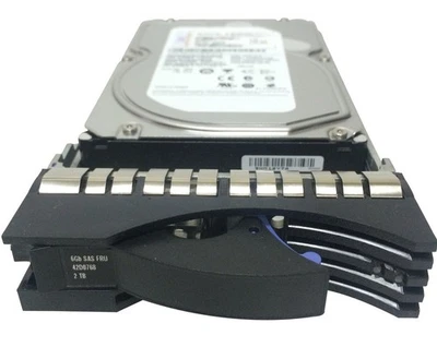 IBM 2TB SAS 7200RPM 6GB/s 7.2K 3.5 LFF with TRAY FRU 42D0771 42D0767 42D0768 - Image 1 of 2