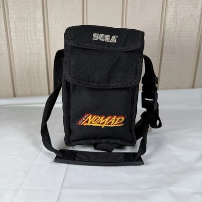 Sega Genesis Nomad OEM Carrying Case Shoulder Bag, Embroidered, Excellent Shape - Image 1 of 4