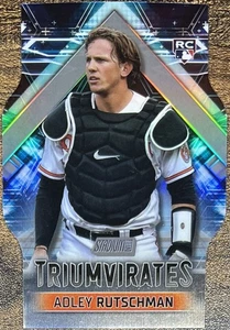 2023 Topps Stadium Club Adley Rutschman Triumvirates Rookie #T-2 Orioles - Bild 1 von 2