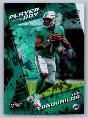 Tua Tagovailoa 2021 Panini Player of the Day /99 #13 - Image 1 of 2