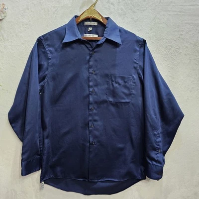 Satén Geoffery Beene para Hombres Talla 16 34/35 Sin Arrugas Ventilado Espalda 8118 Foto 1 de 4