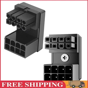 ATX 180 Degree Angled Power Adapter for Desktop Video Card Graphics Connector - Afbeelding 1 van 13