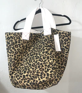 Veronica Beard x Kassatex Overboard Tote Bag Frottee Wende Animal Print! - Bild 1 von 24
