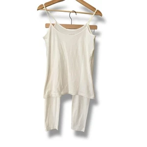 Peruvian Connection Jersey Camisole Tank Top and Lounge Pant Set Cotton Small - Picture 1 of 10