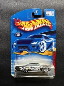 Hot Wheels #77 Monsters Series 2001 1/4 '59 IMPALA negro con radios de encaje cromado - Imagen 1 de 2