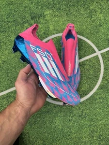 Scarpe da calcio Adidas Adizero F50+ FG 'Re-emergence Pack' taglia UK 8,5 rosa/blu - Foto 1 di 5
