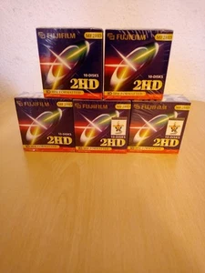 Fujifilm MF2HD Disketten – 5×10 Stück (50 Disketten) – NEU - Bild 1 von 2