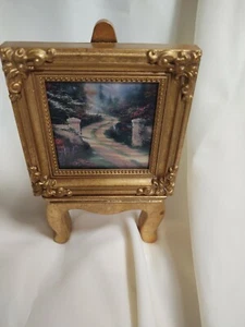 Thomas Kinkade Maler des Lichts Miniatur Rahmen & Staffelei Set - Bild 1 von 2
