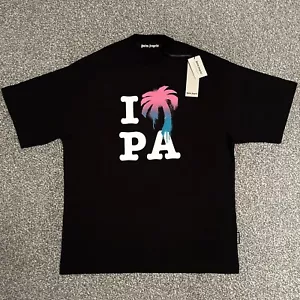 ⭐️ Camiseta Palm Angels en Negro ⭐️ 100% AUTÉNTICA ⭐️ TOTALMENTE NUEVA CON ETIQUETAS ⭐️ - Imagen 1 de 3