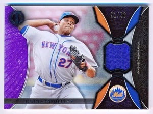 2017 Topps Tribute Jeurys Familia Relics Purple Jersey #TR-JFA (21/50) - Picture 1 of 2