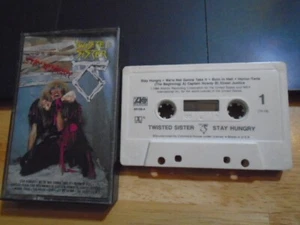 RARE OOP club Twisted Sister CASSETTE TAPE Stay Hungry hair metal I WANNA ROCK ! - Picture 1 of 2