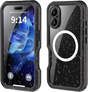 MP+ Wasserdichte Hülle für iPhone 16 Case, IP68 Full Body Versiegelt Schutz mit Dus - Bild 1 von 9