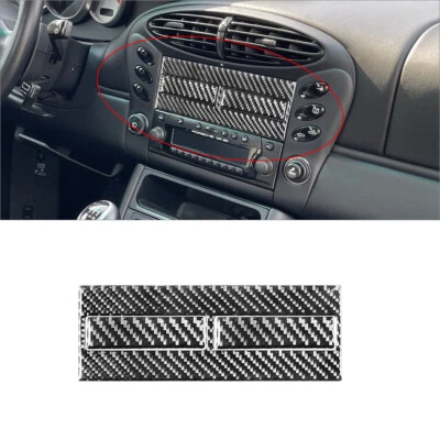 3Pcs Carbon Fiber Interior Cupholder Cover Trim For Porsche Boxster/996 1998-04 - image 1 of 4