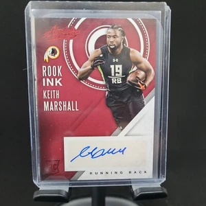 2016 Panini Absolute Keith Marshall #3 Autograph - Picture 1 of 2