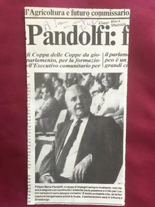 Autografo originale FILIPPO MARIA PANDOLFI-Politico-Ministro-DC-IN PERSON - Picture 1 of 2