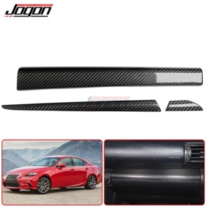 2014-2019 For Lexus IS IS300 IS350 Central Dashboard Glove Box Carbon Cover Trim - Picture 1 of 9