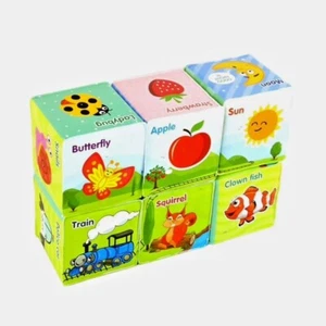 Magic Baby Soft Block. 6 Cubes. Cubos suaves y mágicos para bebes. - Picture 1 of 4