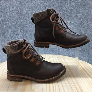 LL Bean Botas Mujer 6 M East Point Informales Con Cordones Botín Cuero Marrón - Imagen 1 de 19
