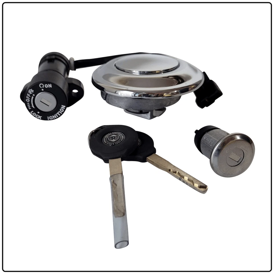 Conjunto completo de trava Royal Enfield | 350 modelos meteorológicos/clássicos RAP00013 EUA VENDEDOR - Imagem 1 de 1
