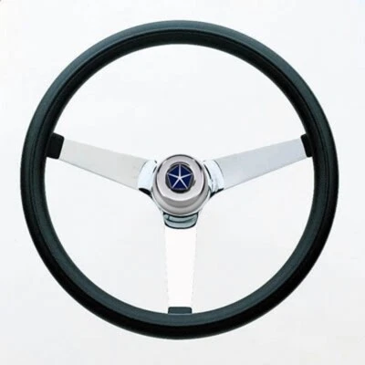 SE ADAPTA A MOPAR PENTASTAR 1961-92 14,75" VOLANTE CROMADO DODGE PLYMOUTH Foto 1 de 2