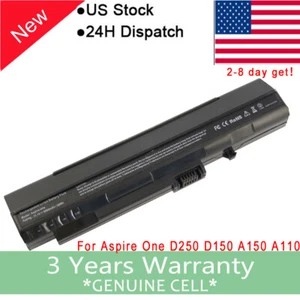 Battery for ACER ASPIRE ONE ZG5 A110 A150 D150 D250 KAV10 KAV60 FAST Free Post  - Picture 1 of 6