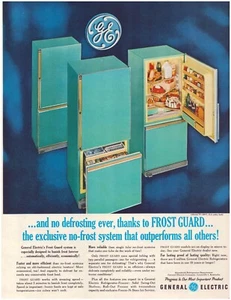 Print Ad General Electric Refrigerator 1961 Full Page Large Magazine 13.5"x10.5" - Picture 1 of 1