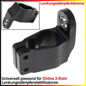 Abrazadera de amortiguador de dirección, universal para estabilizadores de amortiguador de dirección Ohlins de 2 tubos - Imagen 1 de 18