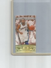 GILBERT ARENAS (Wizards) 2008-09 TOPPS TREASURY MINI EXCLUSIVES #ME-GA & #48/99