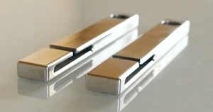 JUEGO GUÍA ORDENADA CINTURÓN SEGURIDAD ALUMINIO MGF MGTF - CEPILLADO o acabado POLISHED - Imagen 1 de 4