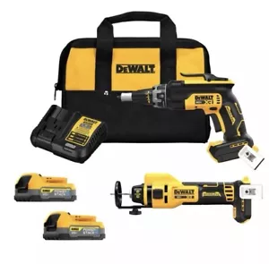 20V MAX XR Tool Combo Kit - DCK265D2 Drywall Cutout Tool And Cordless Screwgun - Picture 1 of 5