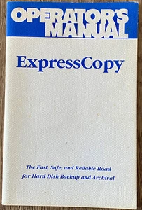 Express Copy - Operator´S Manual for Amiga 500 / A1000/A2000/A3000/A4000 - Zdjęcie 1 z 5
