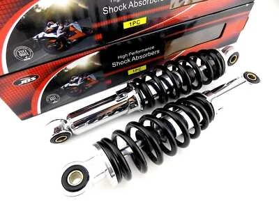 SUZUKI GT250 76-81 280mm JBS BLACK/CHROME LOWERING SHOCK ABSORBERS Foto 1 de 4