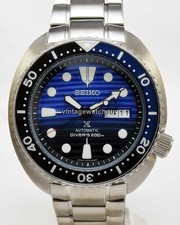 Seiko Prospex Turtle BATMAN Divers HOMAGE Automático Hombre Relojes de Pulsera