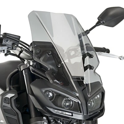 Pare-brise pour Yamaha MT-09 17-20 fumé clair Puig NG Touring - Photo 1/2