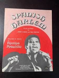 SHEET MUSIC SPANISH HARLEM  ARETHA FRANKLIN 3973 - Picture 1 of 3