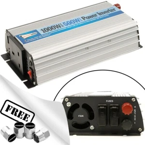 12v-230v Car Battery Home Mains Socket USB 1000w Peak Power Inverter SWINV500+CP - Picture 1 of 13