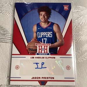 2021 Panini Chronicles Hometown Heroes Jason Preston Rookie Auto RC - Picture 1 of 2