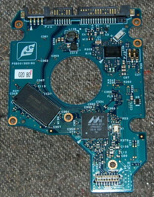 TOSHIBA MK1032GSX HDD2D30 100GB 2.5" SATA HDD PCB BOARD A00 AS022D - Image 1 of 4