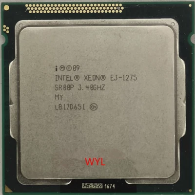 Intel Xeon E3-1275 CPU Quad Core 3.4GHz 8M SR00P GPU 95W LGA 1155 Processor - Image 1 of 4
