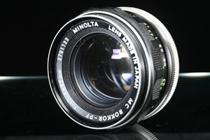 MINOLTA MC ROKKOR PF 55mm F/1.7 Lens [AS IS] 1day Quick Shipping