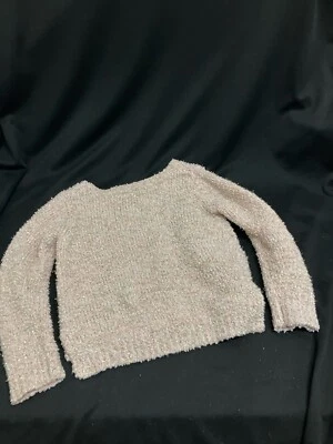 Suéter Lucky Penny feminino tamanho 4 rosa claro com brilho - Imagem 1 de 4