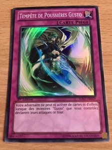 Carte Yu-Gi-Oh! HA07-FR029 Tempête de Poussières Gusto (Super Rare) 1ere Edition - Imagen 1 de 1