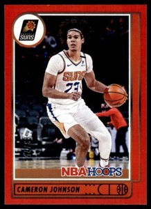 2021-22 Panini NBA Hoops Cameron Johnson #56 Red /75