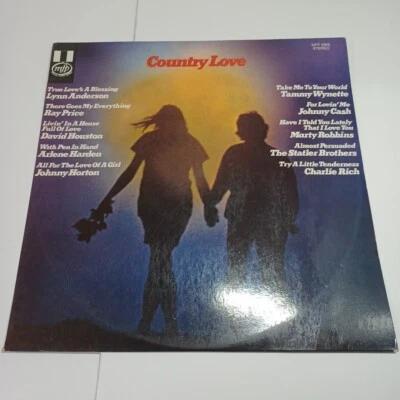 Country Love Vintage Vinyl LP Johnny Cash Lynn Anderson Charlie Rich - Image 1 of 4